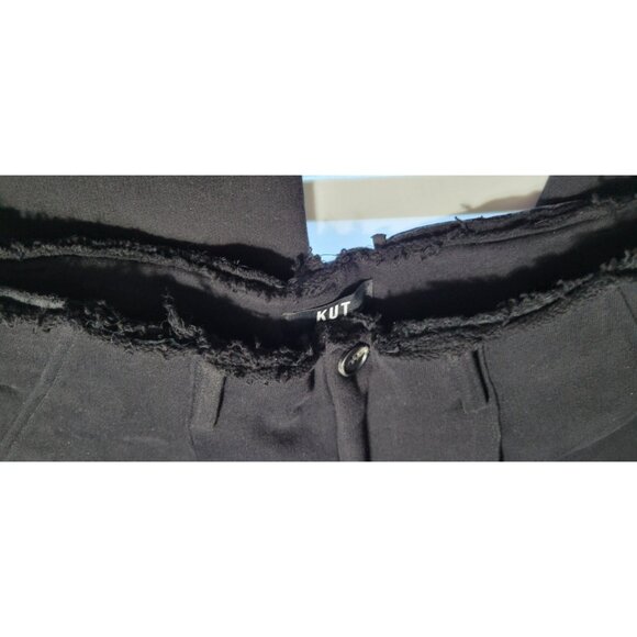 NEW Kut From Womens High Rise Wide Leg Sweatpants Black Size 30" - Picture 12 of 13